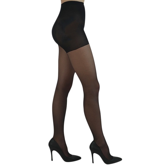 YourTights Sheer Black Tights Made in USA - Picture 1 of 6